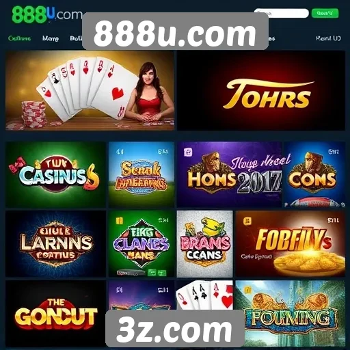 Análise da diversidade de jogos oferecidos no 888u.com