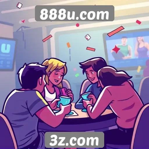 Interação da comunidade de jogadores no 888u.com